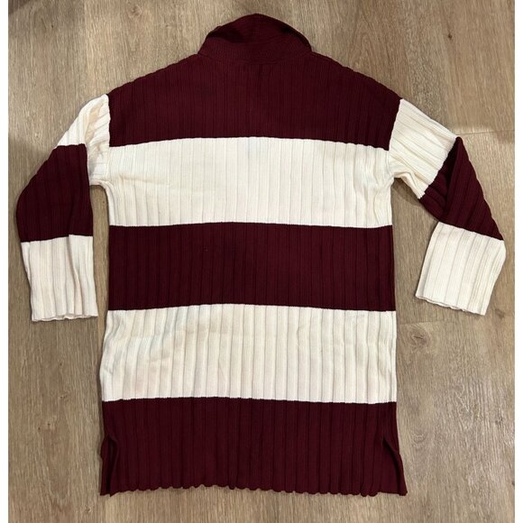NEW with tags Women's L Long Sleeve Rugby Mini Sweater Dress - Future Collective - Picture 5 of 7
